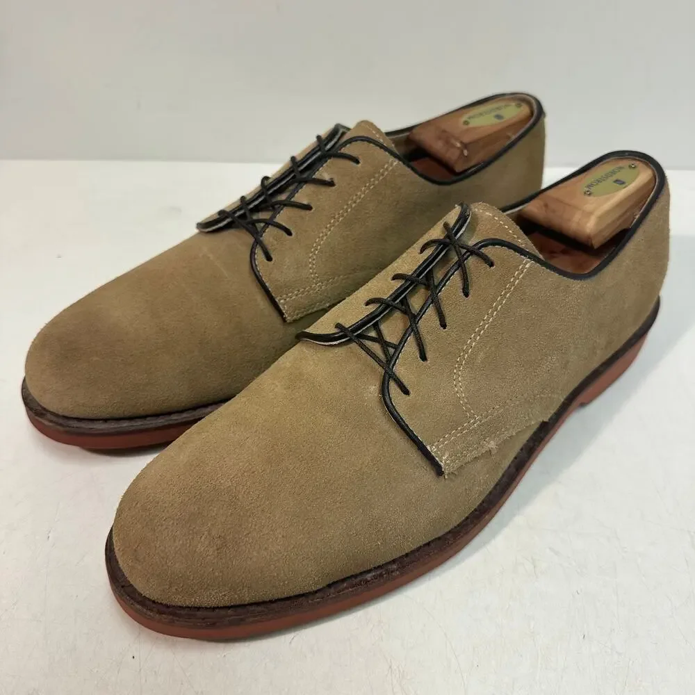VERY GOOD Rancourt & Co. x Cole Haan Suede Bucks Plain Toe Bluchers USA 11 D